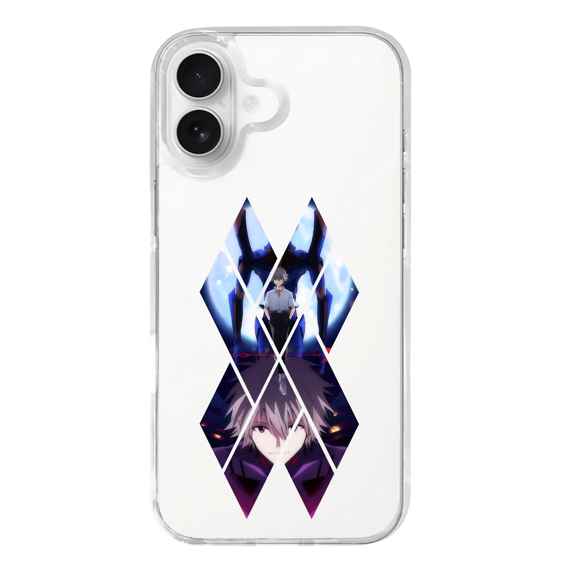 エヴァンゲリオン グッズ,渚カヲル - iPhone 17シリーズ 透明スマホケース – 薄型・耐衝撃・精密フィット保護カバー